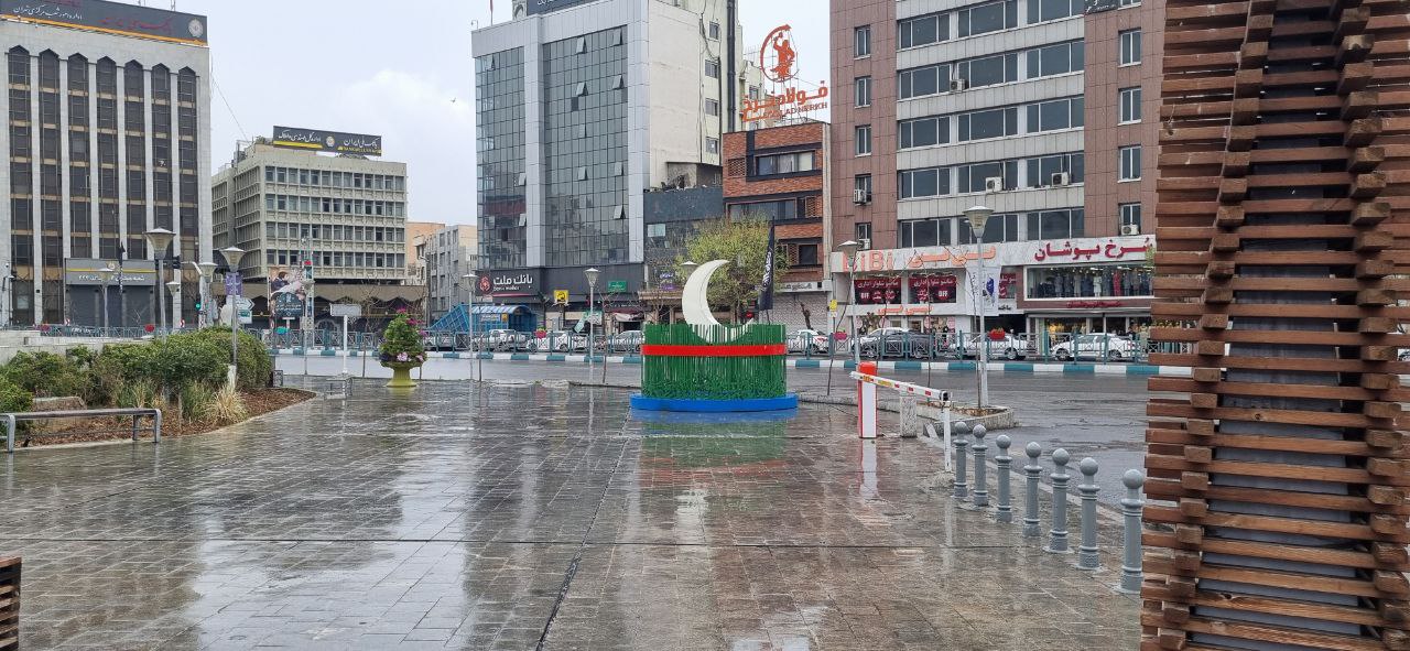 نمونه کار برش ورق آهن و تولید المان های شهری نوروز
